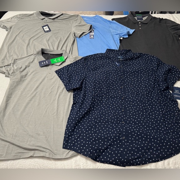 Chaps Other - Lot of 5 Men’s 2XL Short Sleeve Shirts NWT